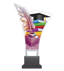 Trofeum z plexy na podwyższeniu  - SZKOLNICTWO