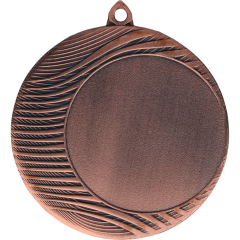Medal brązowy ogólny z miejscem na emblemat 50 mm - medal stalowy