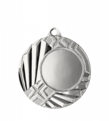 Medal srebrny z miejscem na emblemat 25 mm - medal stalowy