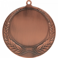 Medal brązowy ogólny z miejscem na emblemat 50 mm - medal stalowy