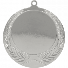 Medal srebrny ogólny z miejscem na emblemat 50 mm - medal stalowy