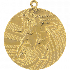 Medal złoty- piłka nożna - medal stalowy