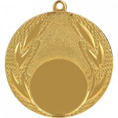 Medal złoty ogólny z miejscem na emblemat 25 mm - medal stalowy