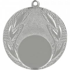 Medal srebrny ogólny z miejscem na emblemat 25 mm - medal stalowy
