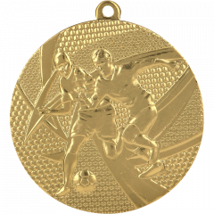 Medal złoty- piłka nożna - medal stalowy