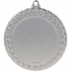 Medal srebrny ogólny z miejscem na emblemat 50 mm - medal stalowy