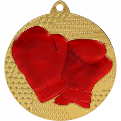 Medal złoty boks
