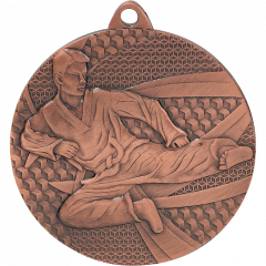 Medal brązowy- karate - medal stalowy