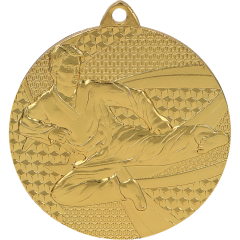 Medal złoty- karate - medal stalowy