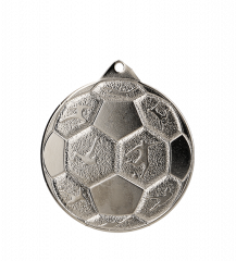 Medal srebrny- piłka nożna - medal stalowy