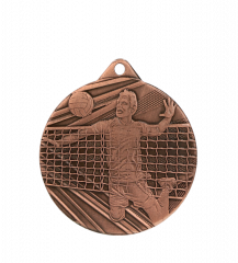 Medal metalowy z grawerowaniem na laminacie