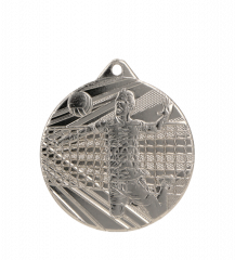 Medal metalowy z grawerowaniem na laminacie