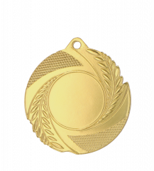 Medal złoty ogólny z miejscem na emblemat 25 mm - medal stalowy