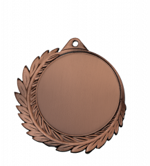 Medal brązowy ogólny z miejscem na emblemat 50 mm - medal stalowy