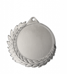 Medal srebrny ogólny z miejscem na emblemat 50 mm - medal stalowy