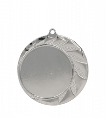 Medal srebrny ogólny z miejscem na emblemat 50 mm - medal stalowy
