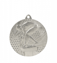 Medal srebrny- PŁYWANIE - medal stalowy