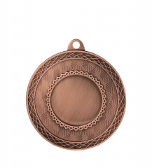 Medal brązowy ogólny z miejscem na emblemat 25 mm - medal stalowy