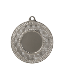 Medal srebrny ogólny z miejscem na emblemat 25 mm - medal stalowy