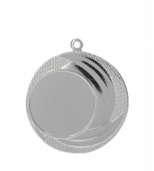 Medal srebrny ogólny z miejscem na emblemat 25 mm stalowy