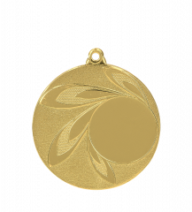 Medal złoty ogólny z miejscem na emblemat 25 mm - medal stalowy