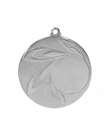 Medal srebrny ogólny z miejscem na emblemat 25 mm - medal stalowy