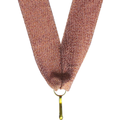 Wstążka 22 mm - brązowa