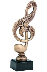 Figurka odlewana - muzyka