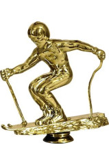 Figurka plastikowa sporty zimowe - narty zjazd - F602/G