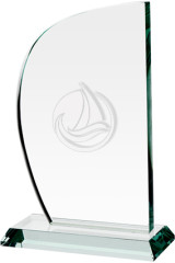 Trofeum szklane z grawerem 3D